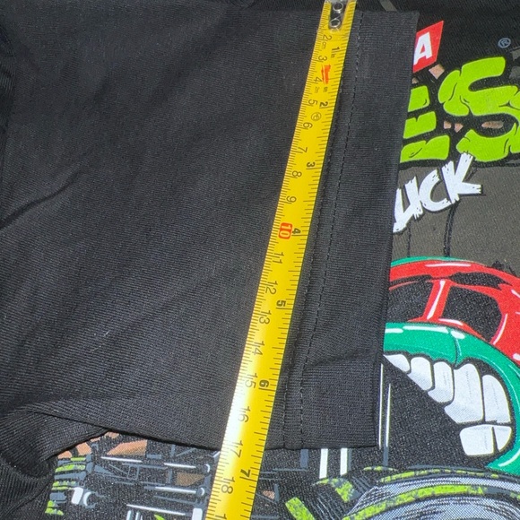 Monster Truck Series Monster Jam Teenage Mutant Turtles Black TShirt YM 2012 VTG - Picture 11 of 16